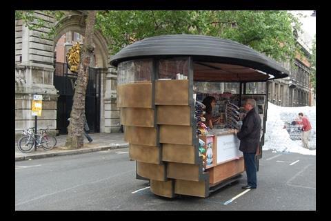 Thomas Heatherwicke's news kiosk London Festival of Architecture
